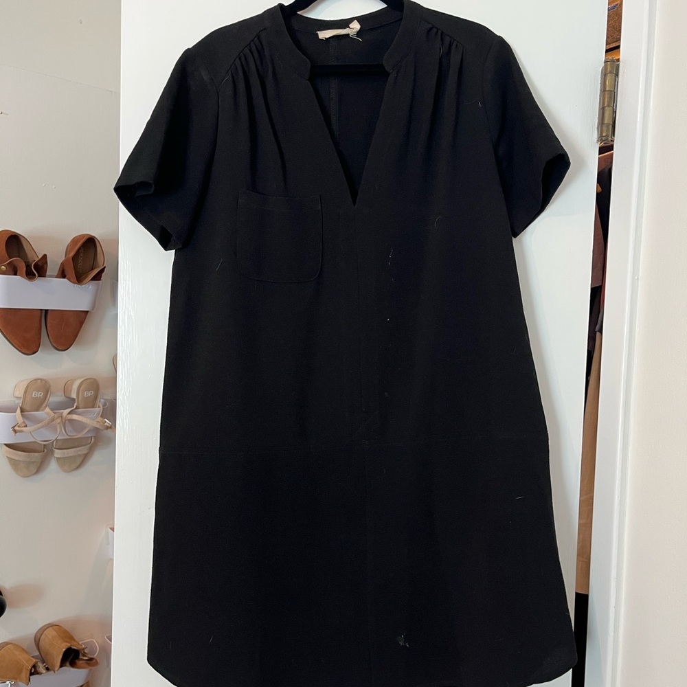 Lush Black Midi Dress